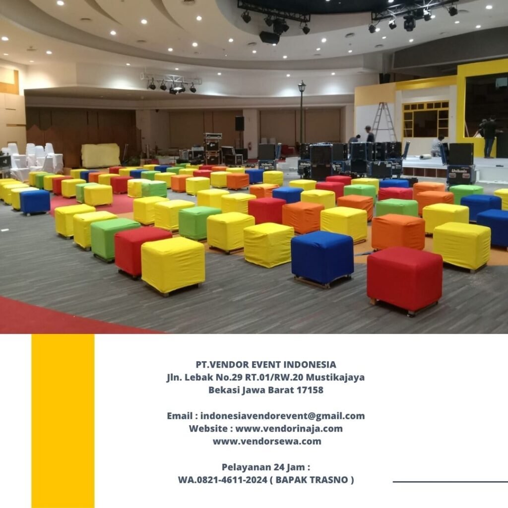 Rental Puff Warna-Warni Dan Tenda Bazar Jakarta