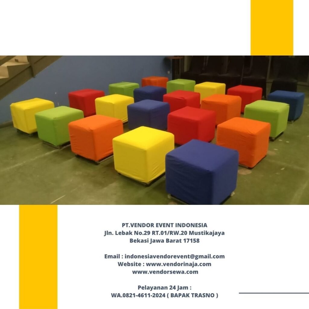 Rental Puff Warna-Warni Dan Tenda Bazar Jakarta
