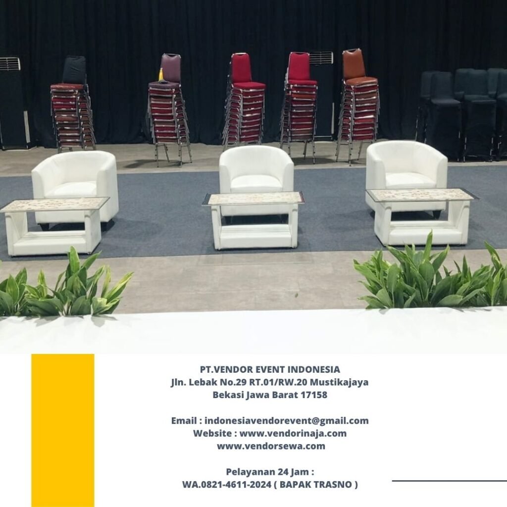 Sewa Sofa Oval Putih Area Jakarta