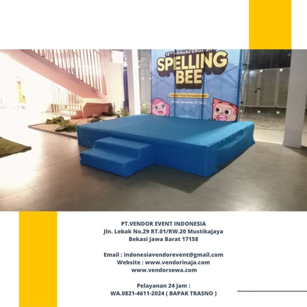 Jasa Rental Panggung Dan Backdrop Event Terdekat Cikarang