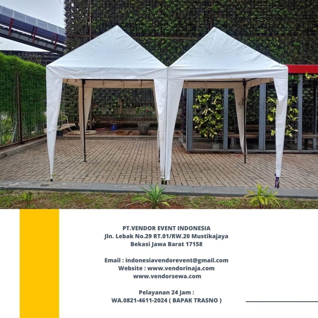 Jasa Sewa Tenda Bazar Putih 2x2m Jakarta