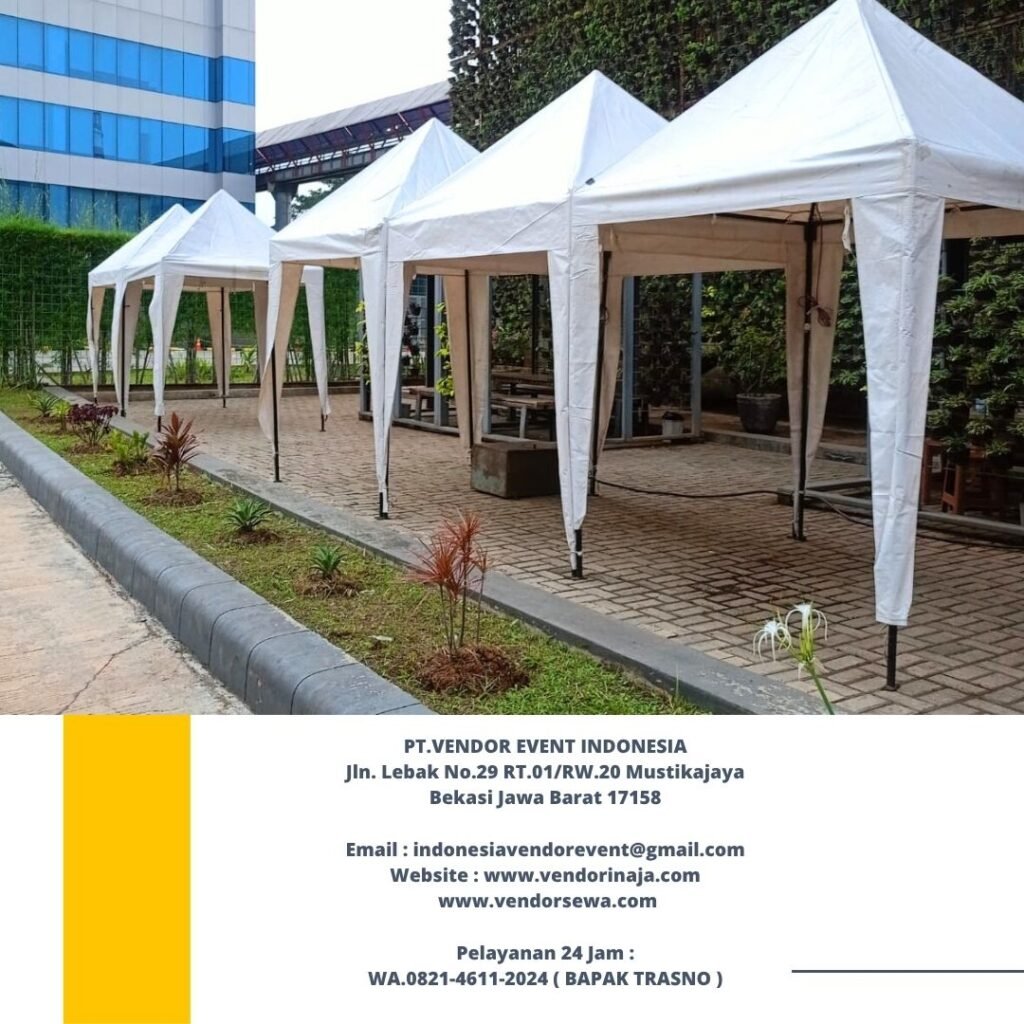 Jasa Sewa Tenda Bazar Putih 2x2m Jakarta