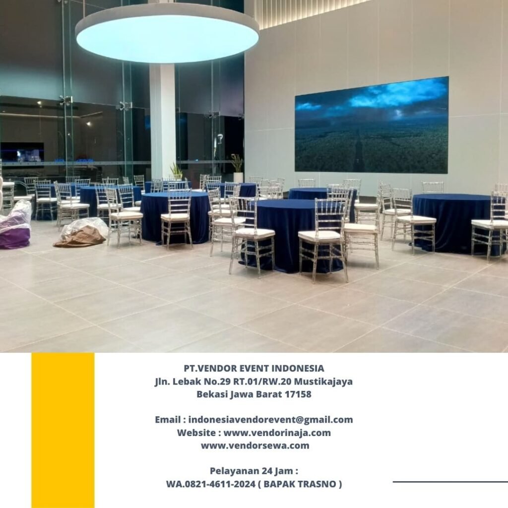 Rental Kursi Type Tiffany Acrylic Dan Meja Bundar  Area Jakarta