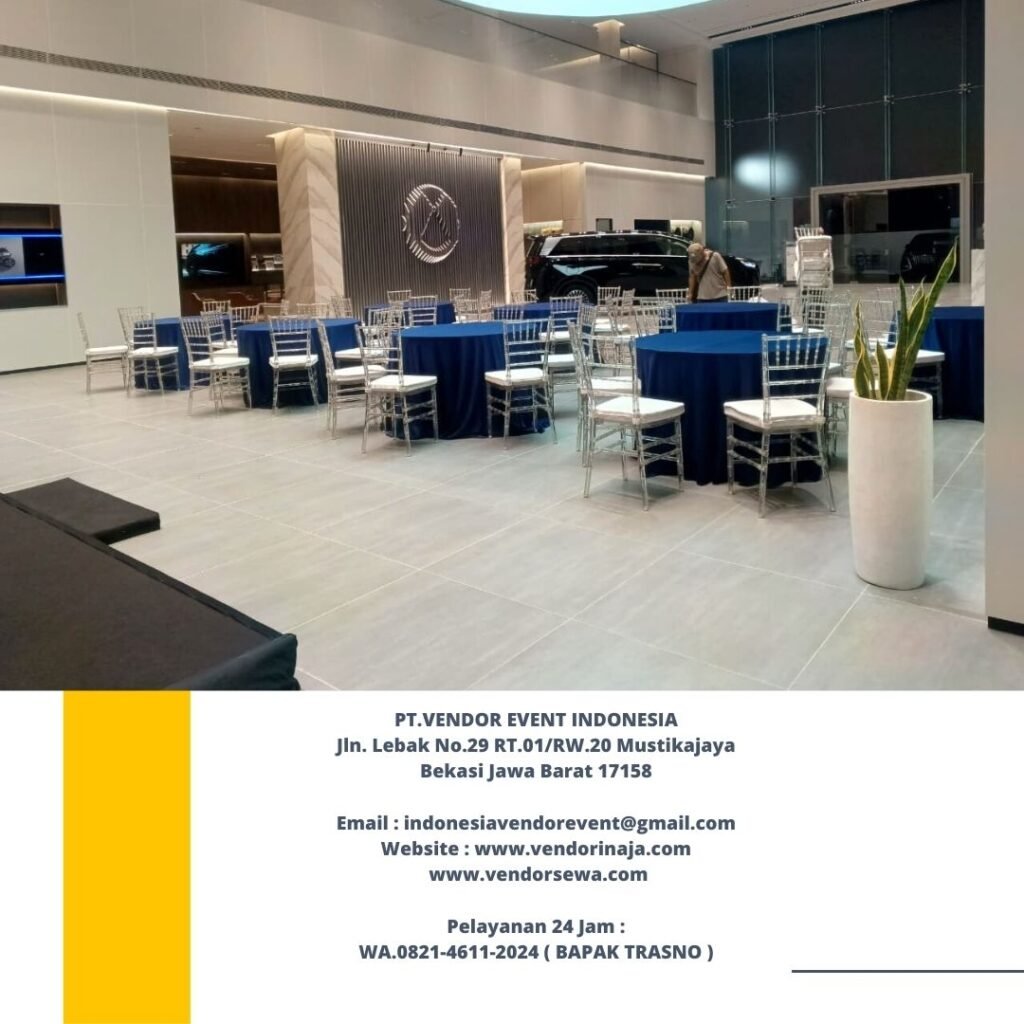 Rental Kursi Type Tiffany Acrylic Dan Meja Bundar  Area Jakarta