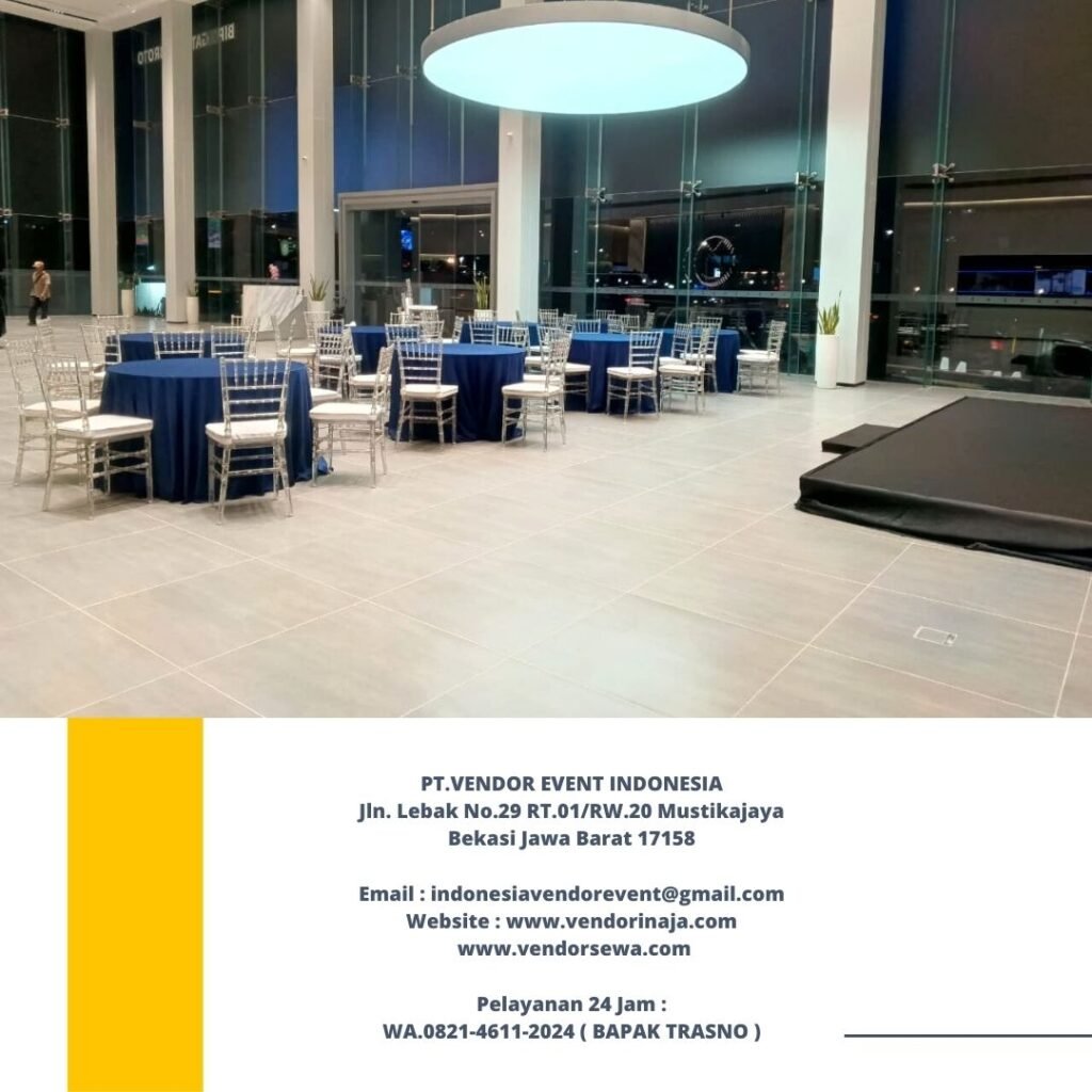 Rental Kursi Type Tiffany Acrylic Dan Meja Bundar  Area Jakarta
