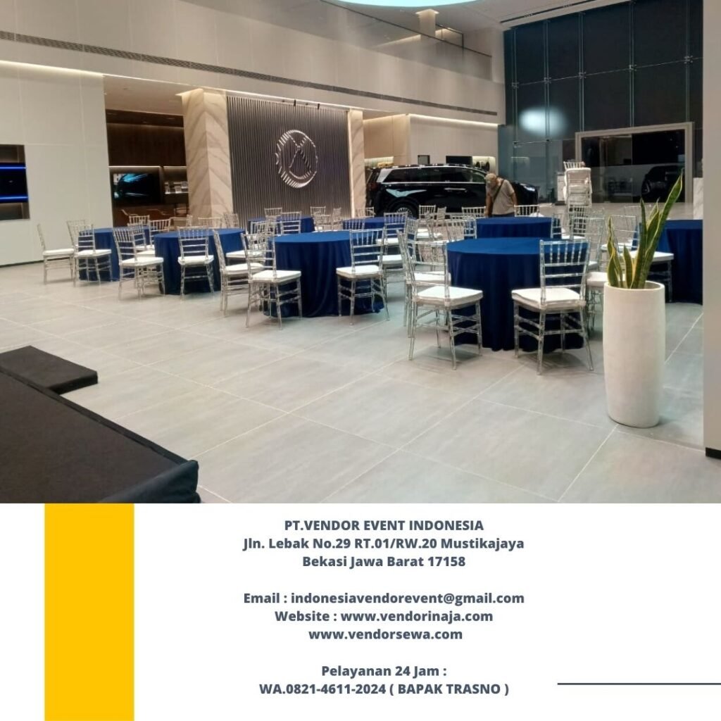 Rental Kursi Type Tiffany Acrylic Dan Meja Bundar  Area Jakarta