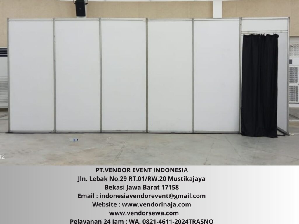 Vendor Sewa Sekat Ruang Type Partisi Putih Area Jakarta