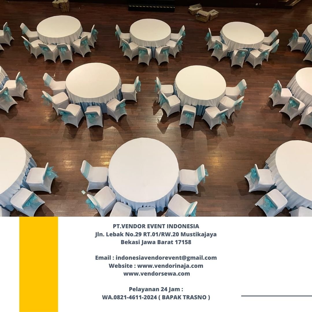 Sewa Meja Bundar Set Kursi Futura Area Jakarta