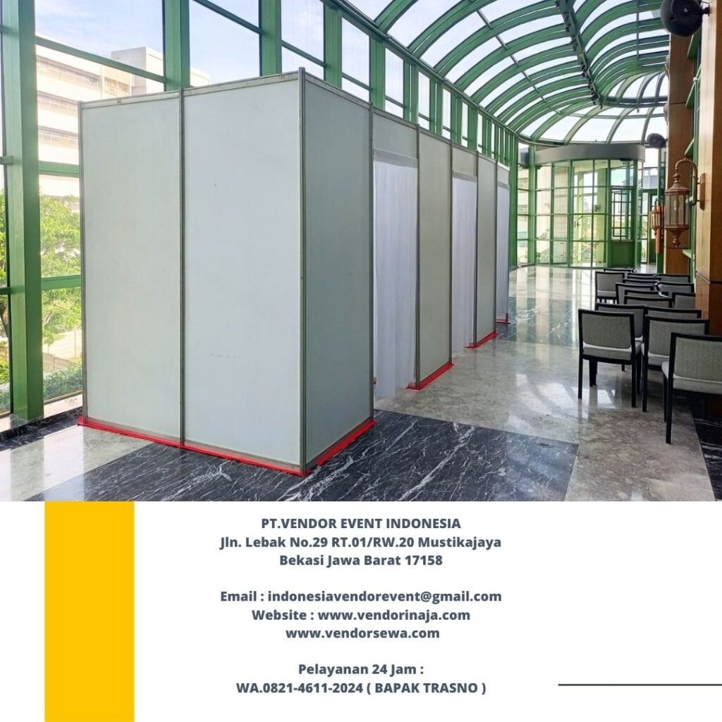 Sewa Ruang Partisi Putih Type R8 Area Jakarta
