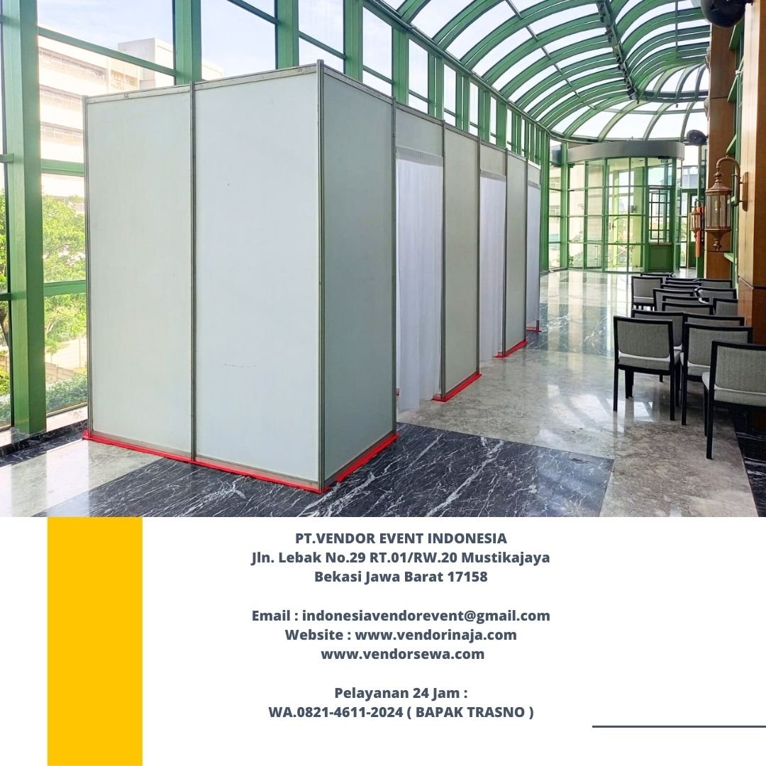 Sewa Ruang Partisi Putih Type R8 Area Jakarta