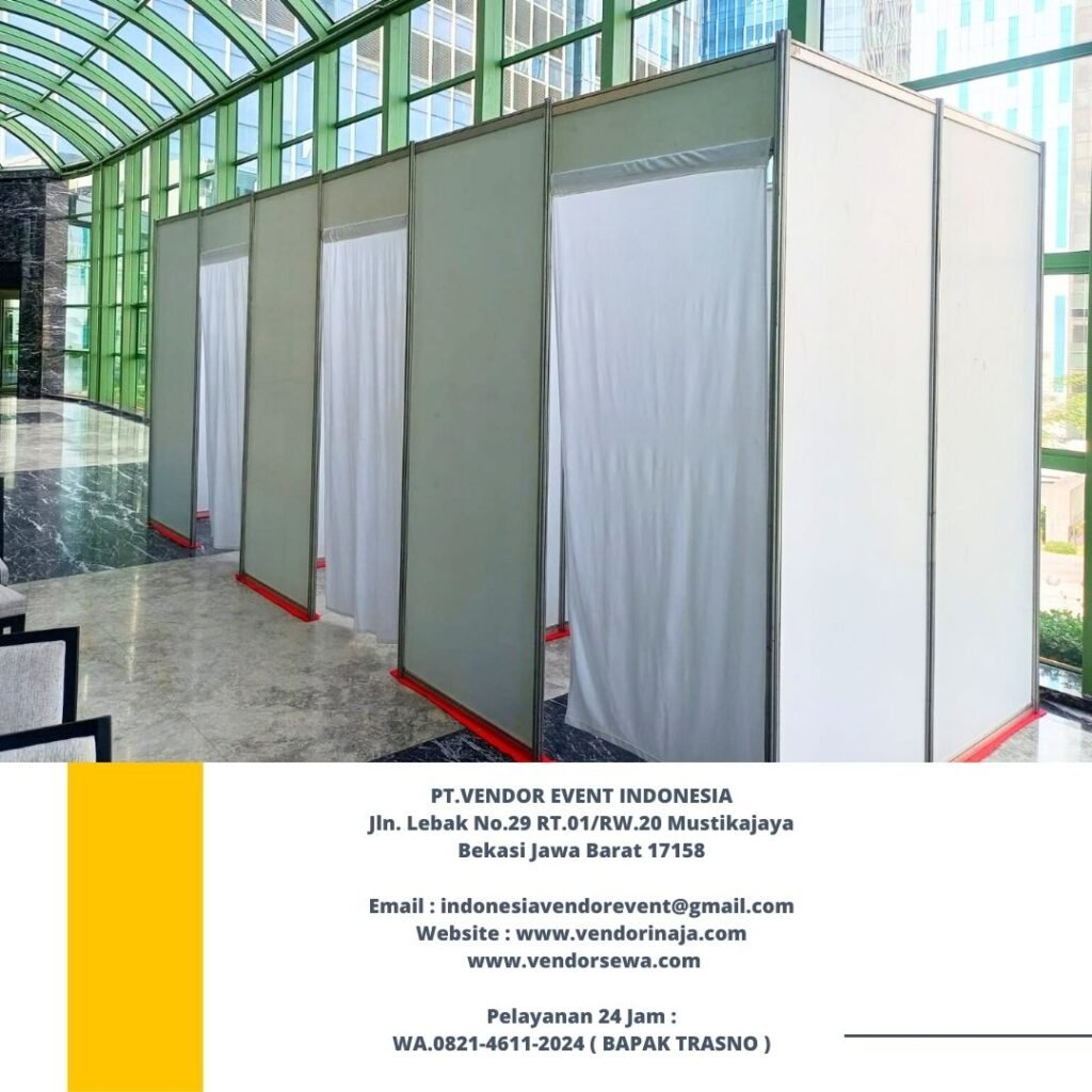 Sewa Ruang Partisi Putih Type R8 Area Jakarta