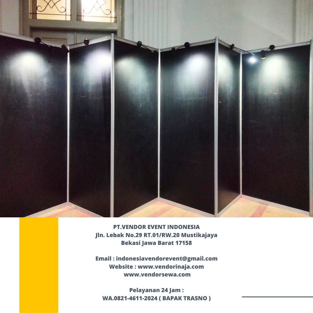 Vendor Sewa Partisi Hitam Putih Area Jakarta