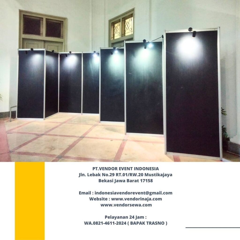 Vendor Sewa Partisi Hitam Putih Area Jakarta