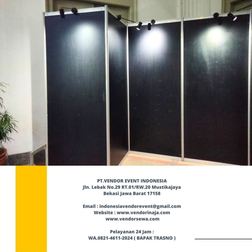 Vendor Sewa Partisi Hitam Putih Area Jakarta