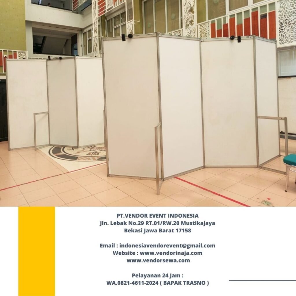 Vendor Sewa Partisi Hitam Putih Area Jakarta