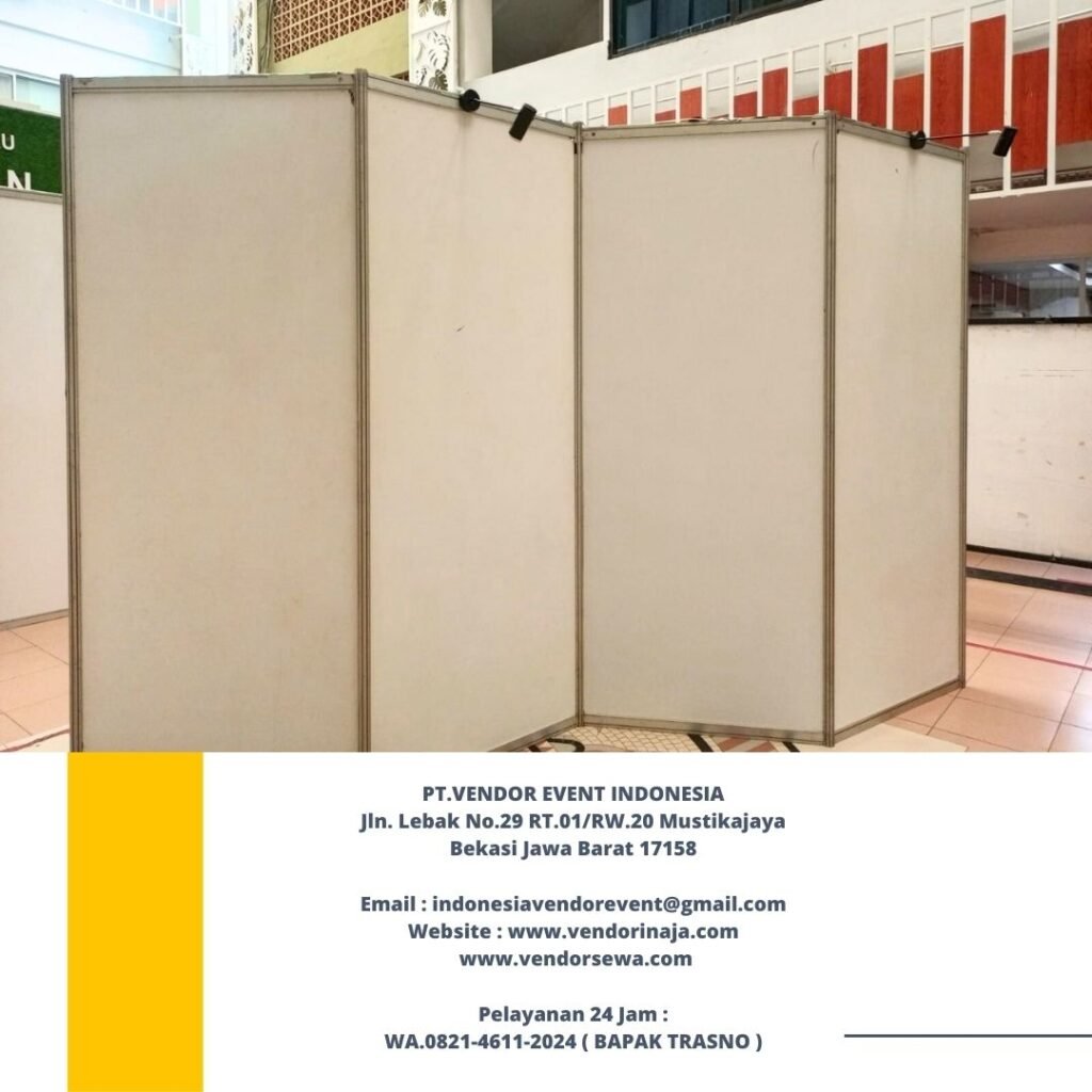 Vendor Sewa Partisi Hitam Putih Area Jakarta