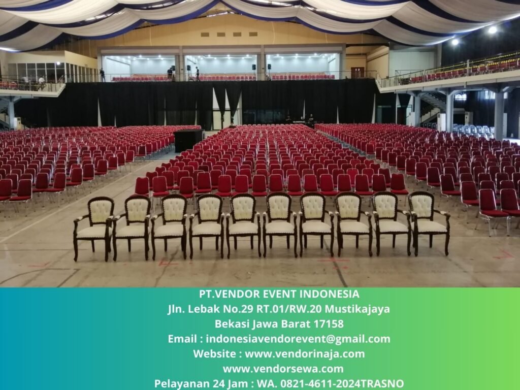 Vendor Penyewaan Kursi Arms Chair Set Meja VIP Patra jasa