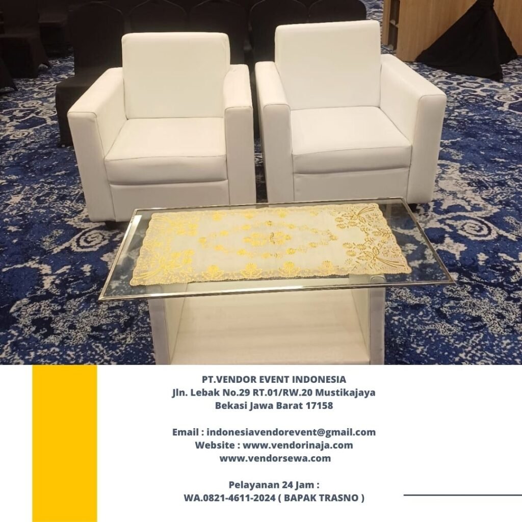 Pusat Sewa Sofa Putih Single Area Jakarta