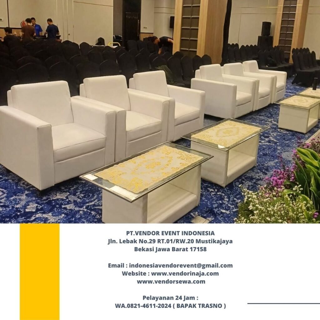 Pusat Sewa Sofa Putih Single Area Jakarta