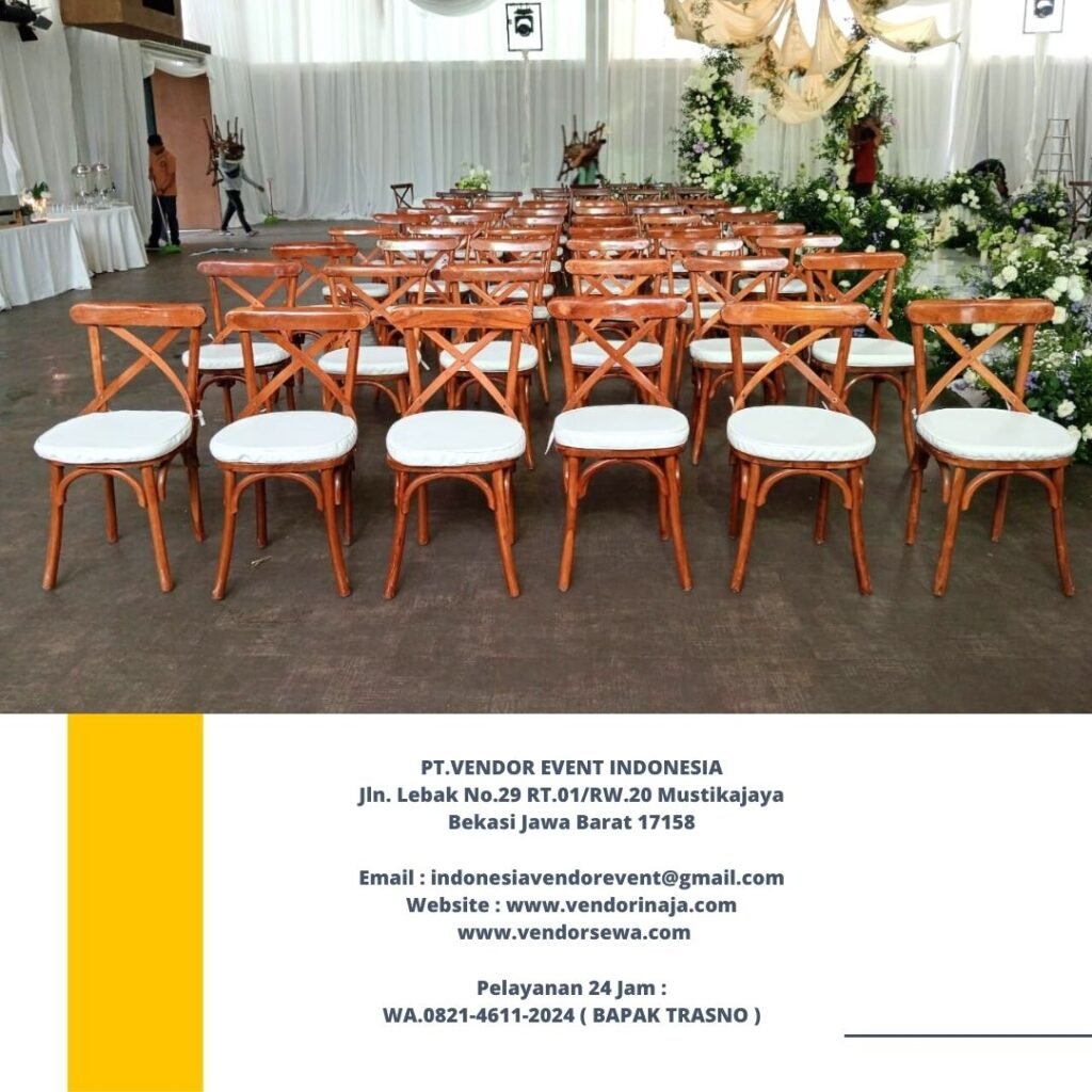 Sewa Kursi Cross Back Murah Area Jakarta Bekasi