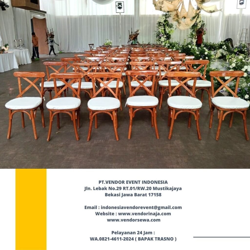 Sewa Kursi Cross Back Murah Area Jakarta Bekasi