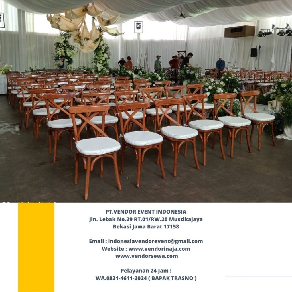 Sewa Kursi Cross Back Murah Area Jakarta Bekasi