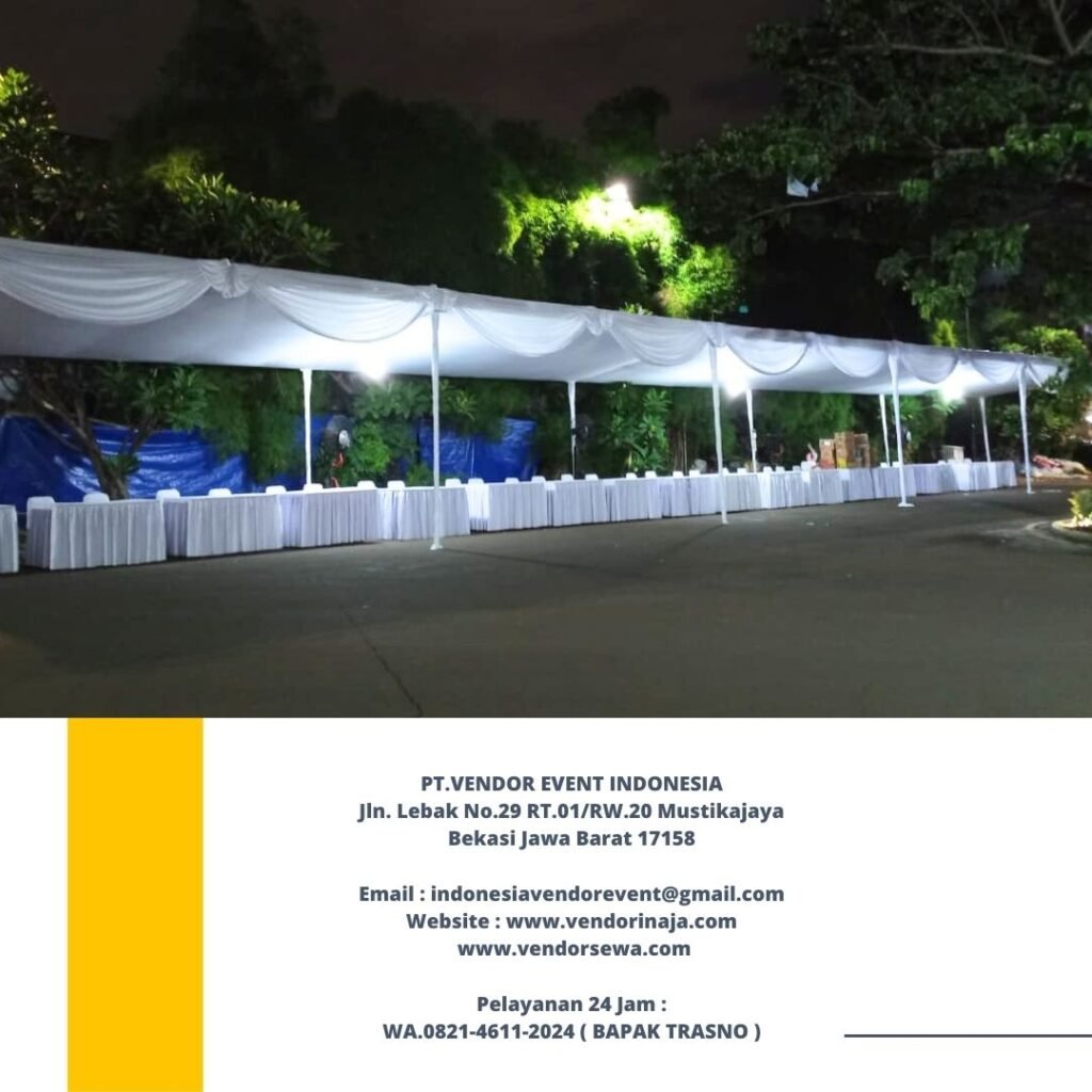 Sewa Tenda Plafon Putih,Flooring,Kursi Cover Putih Jakarta