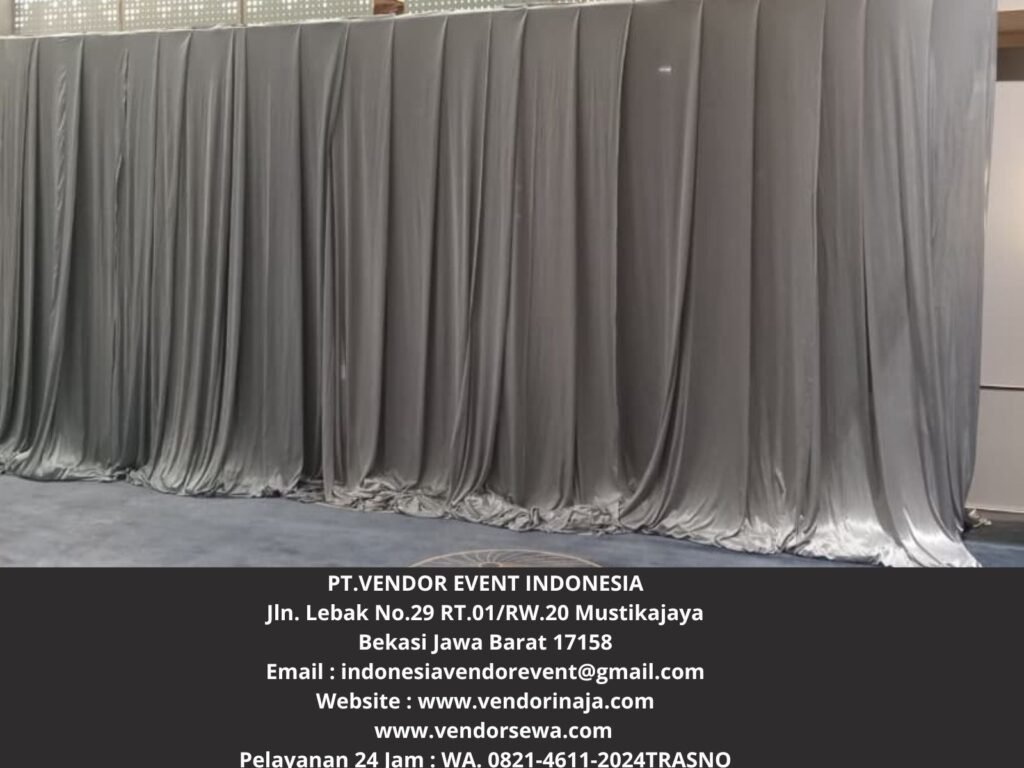 Rental Tirai Abu-Abu Harga Terbaik Daerah Jakarta