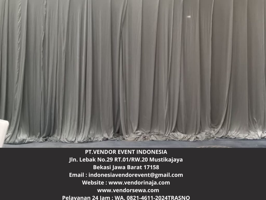 Rental Tirai Abu-Abu Harga Terbaik Daerah Jakarta