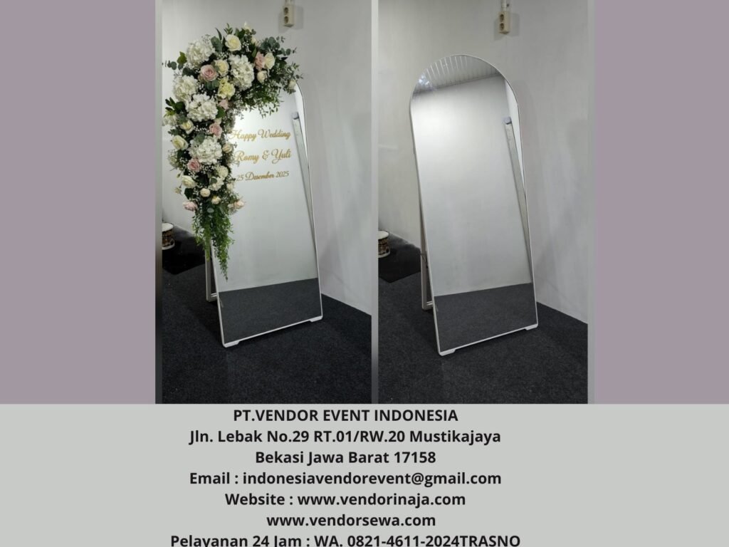 Sewa Welcome Sign Wedding Kaca Area Jakarta