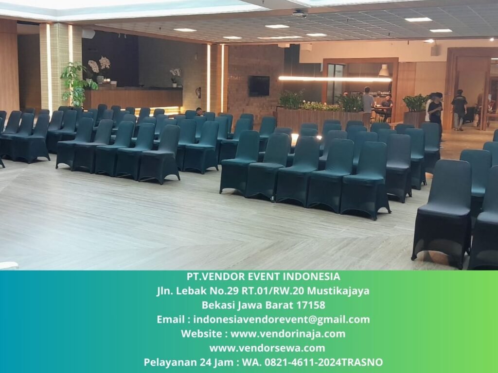 Rental Kursi Event Cover Hitam Jakarta