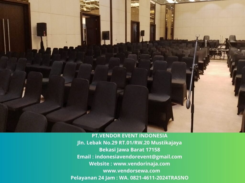 Rental Kursi Event Cover Hitam Jakarta