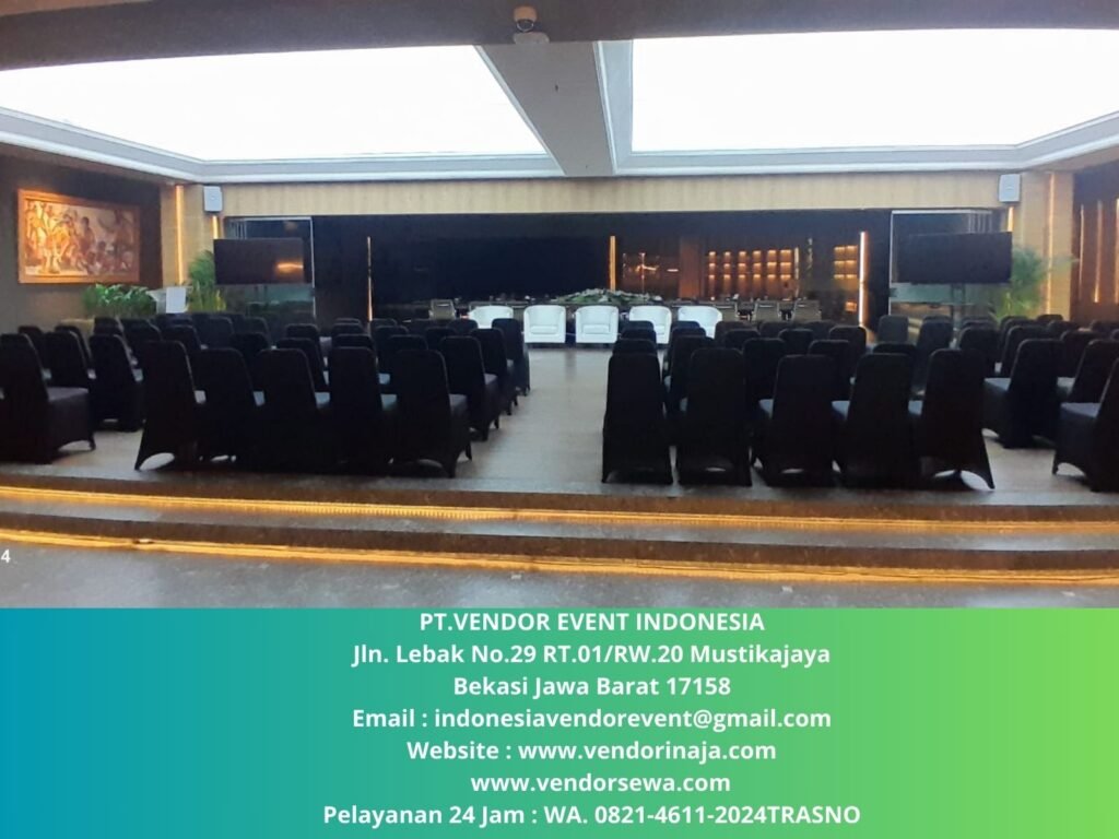 Rental Kursi Event Cover Hitam Jakarta