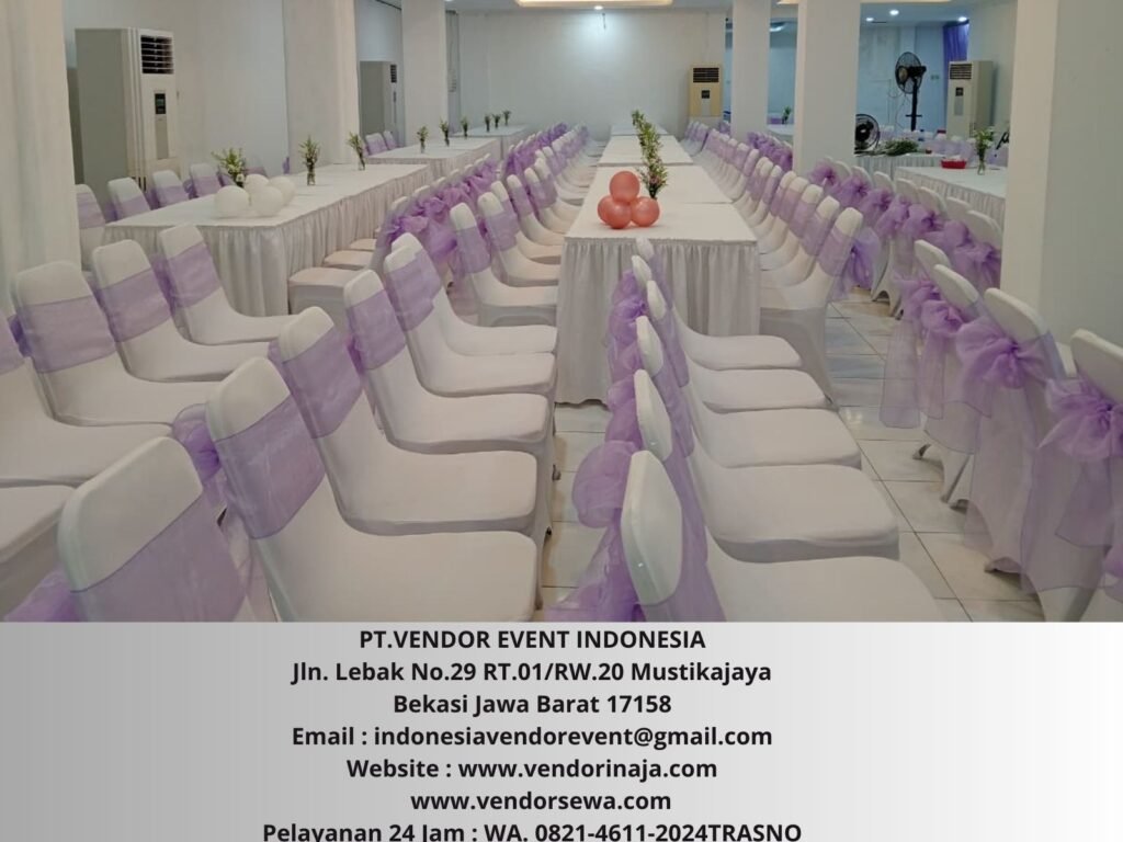 Sewa Meja 120x60cm,Bunga Meja,Kursi Susun Jakarta