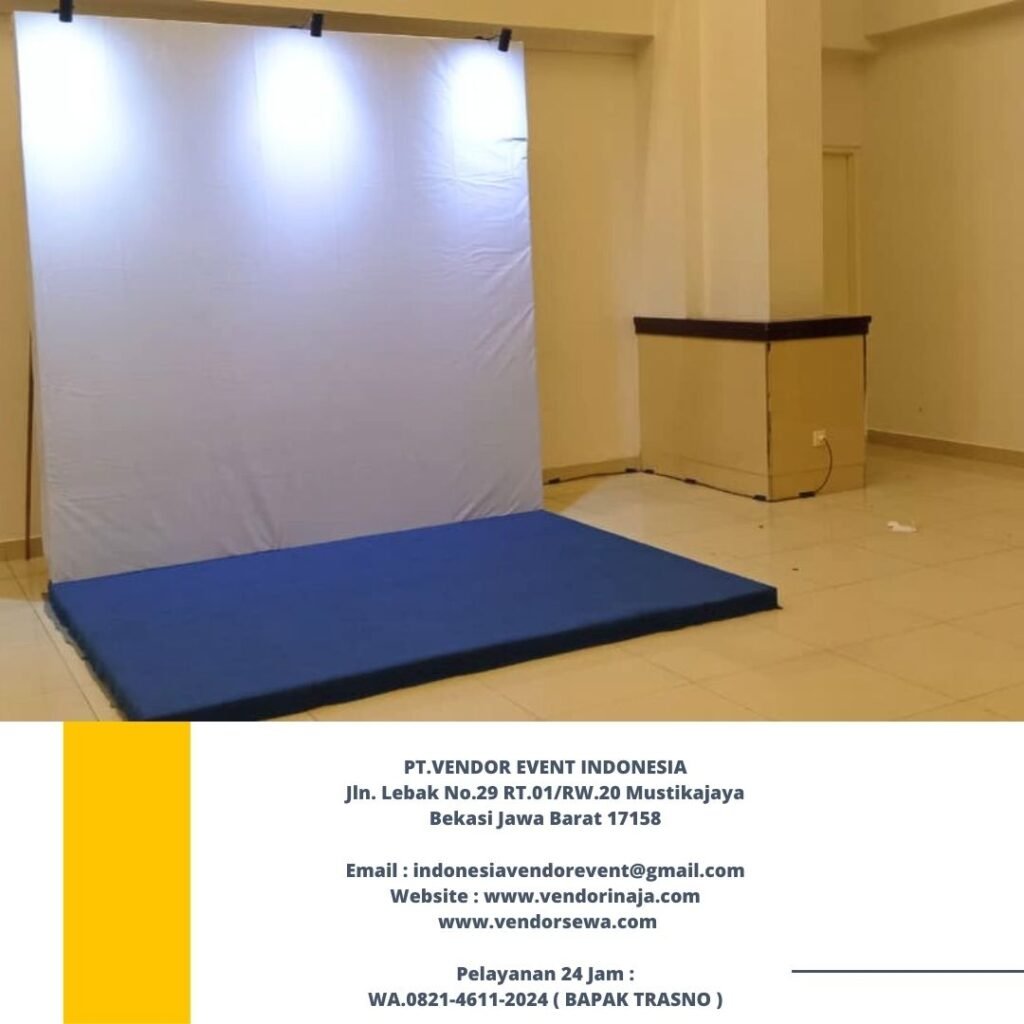 Rental Panggung Dan Backdrop Lengkap Lampu Sorot Jakarta