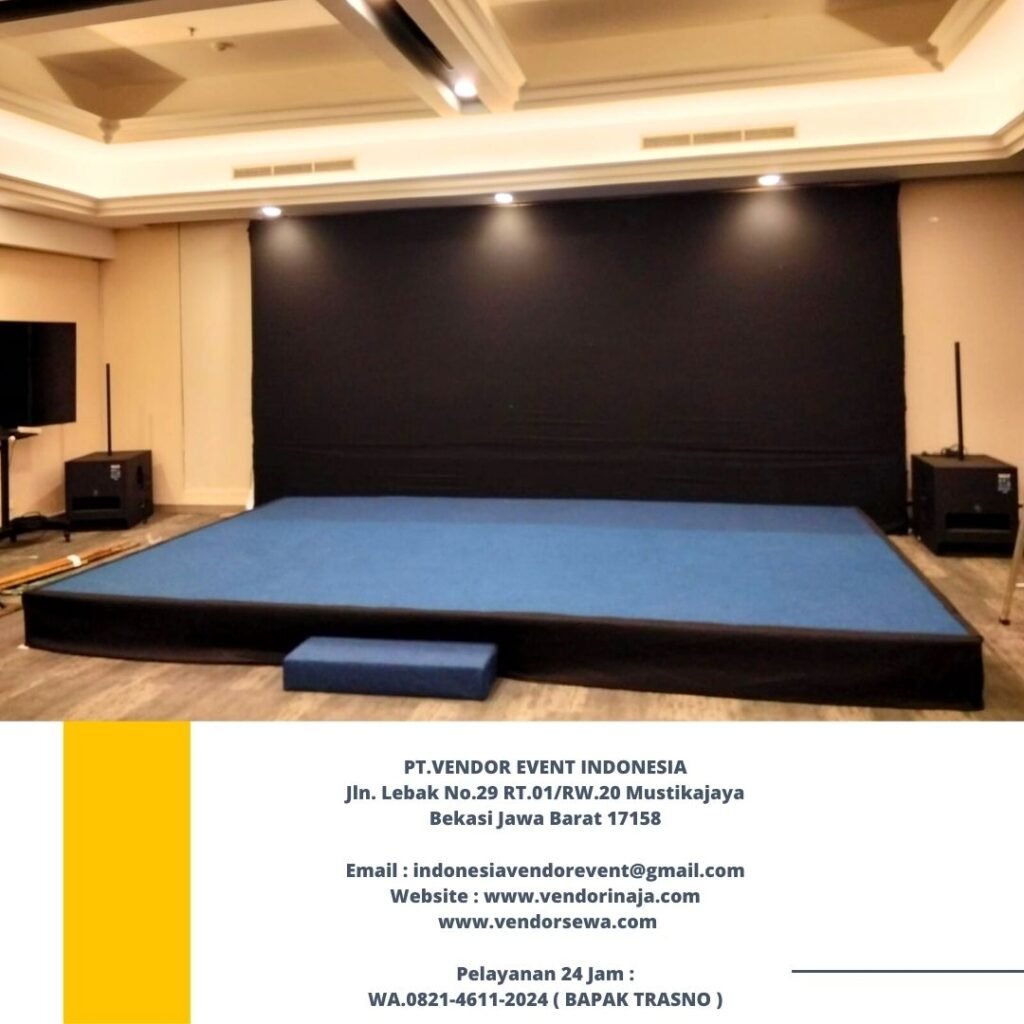 Rental Panggung Karpet Biru Daerah Jakarta Bekasi