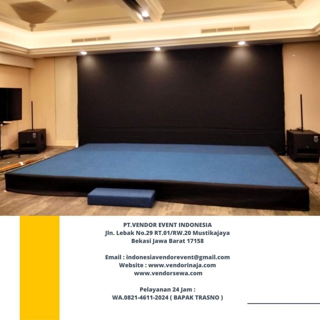 Rental Panggung Karpet Biru Daerah Jakarta Bekasi