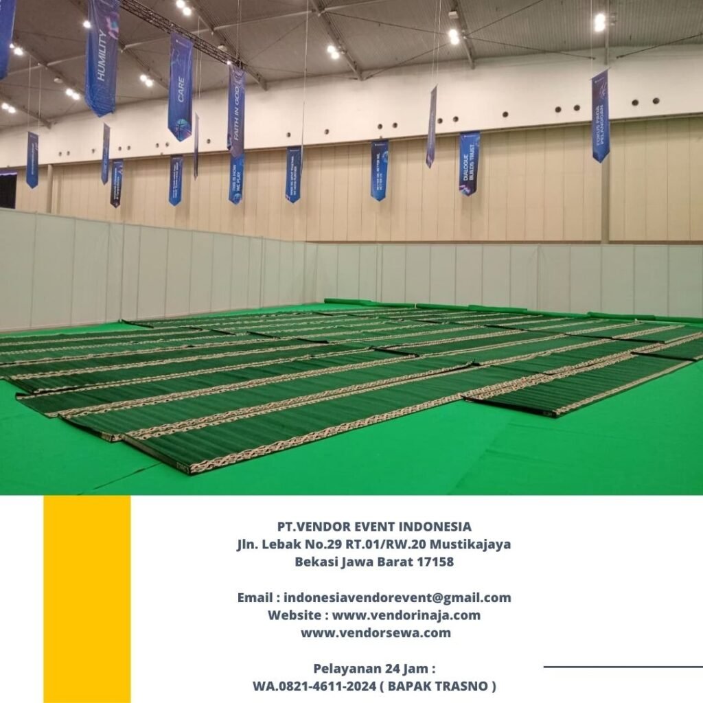 Sewa Karpet Sajadah Hijau Bersih Area Jakarta