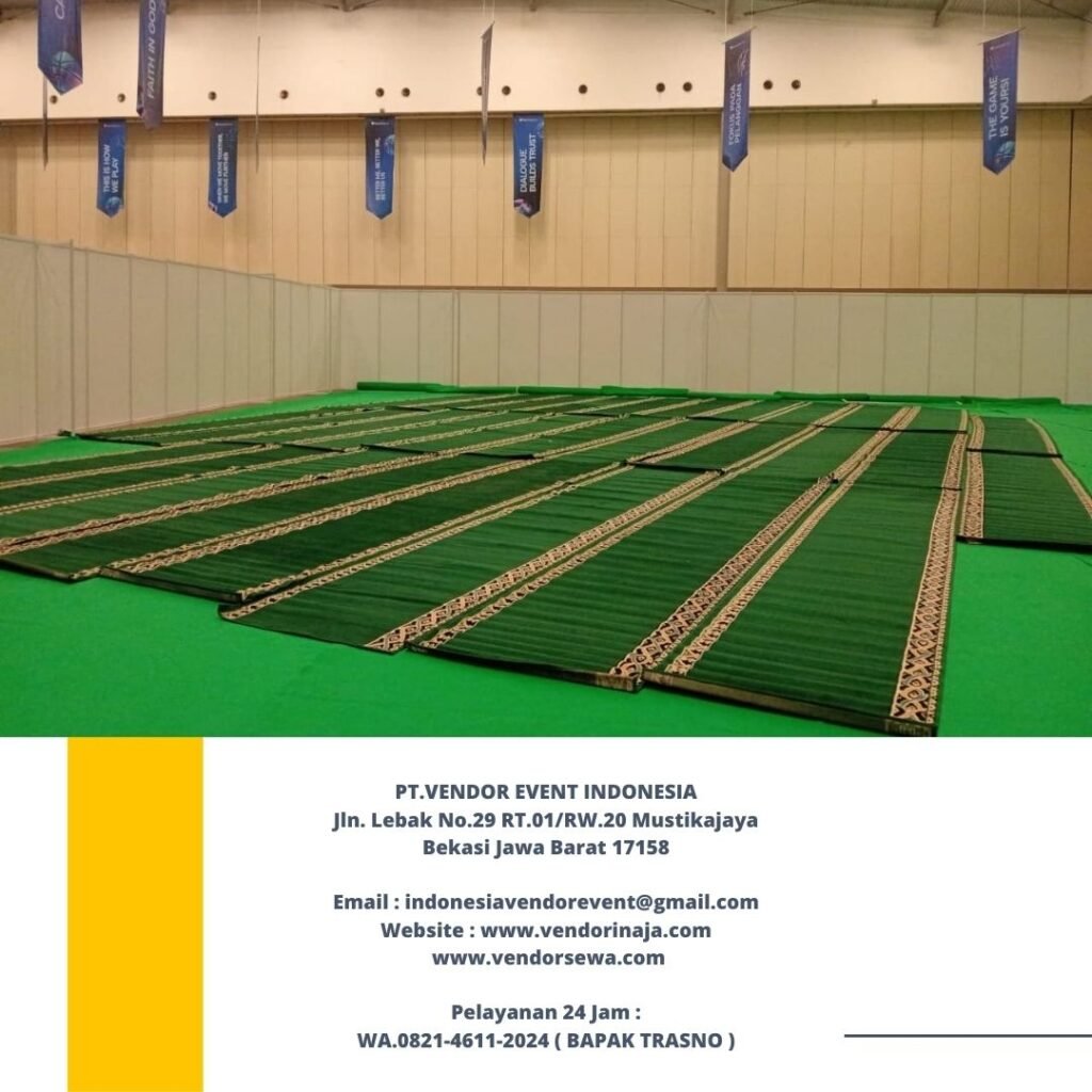 Sewa Karpet Sajadah Hijau Bersih Area Jakarta
