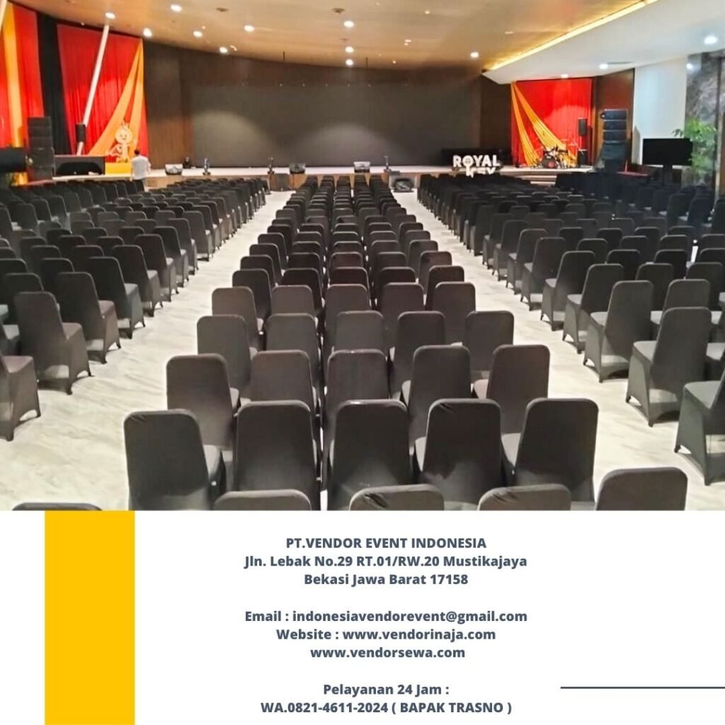 Sewa Kursi Futura Cover Stretch Hitam Wilayah Jakarta Bekasi