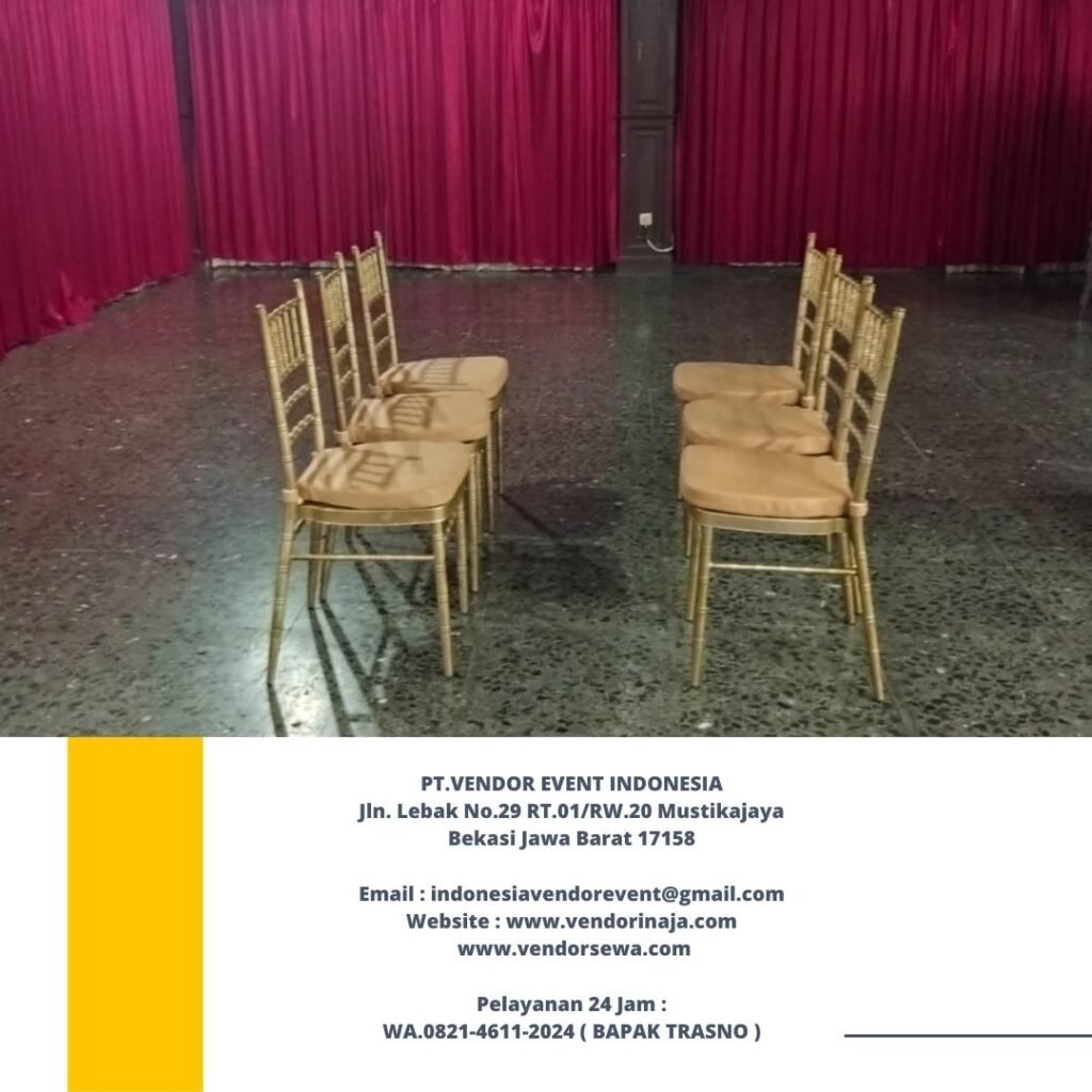Sewa Kursi Tiffany Gold Area Jakarta Free Ongkir Harga Murah