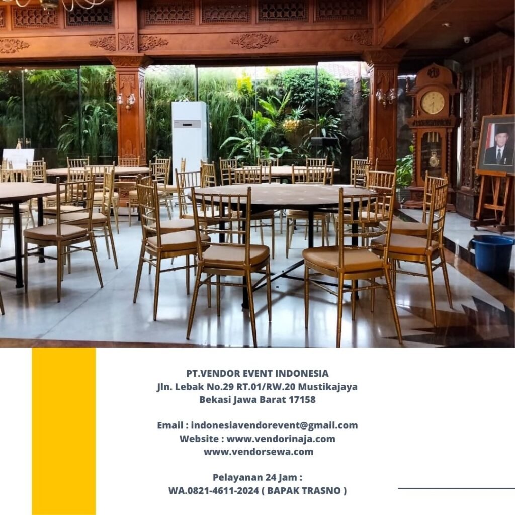 Sewa Kursi Tiffany Gold Area Jakarta Free Ongkir Harga Murah