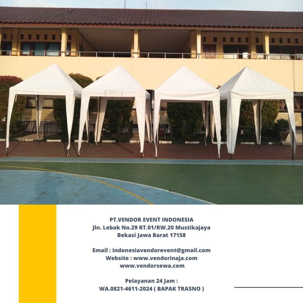 Sewa Tenda Bazar Ramadhan Ukuran 2x2m Dan 3x3m Bekasi