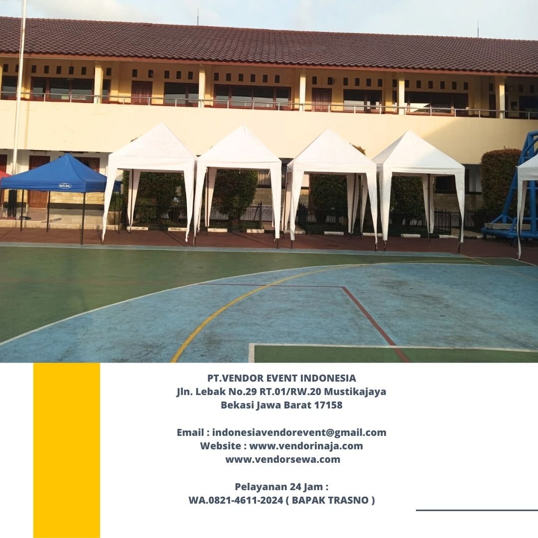 Sewa Tenda Bazar Ramadhan Ukuran 2x2m Dan 3x3m Bekasi