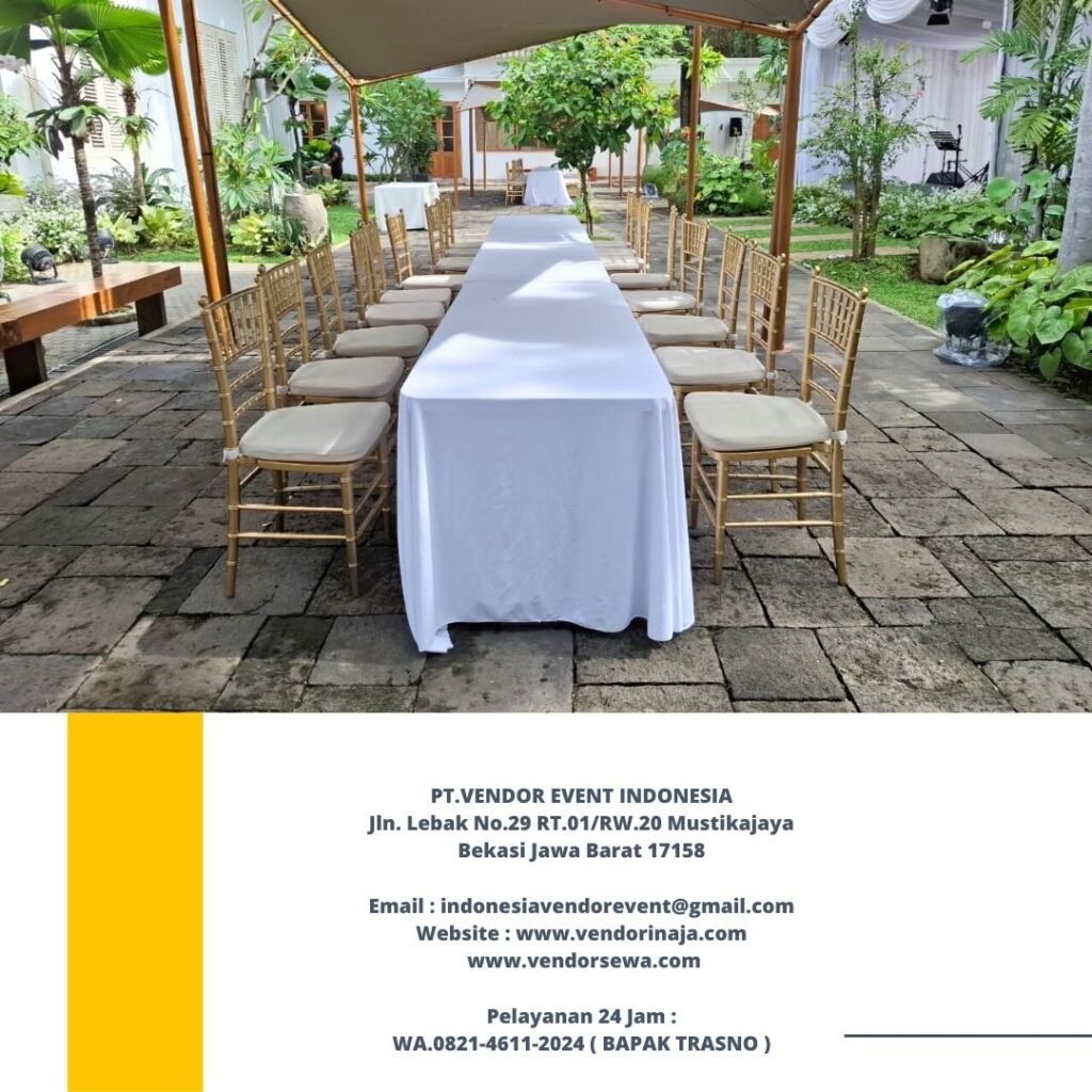 Sewa Tenda Meja Kursi Jakarta Free Ongkir