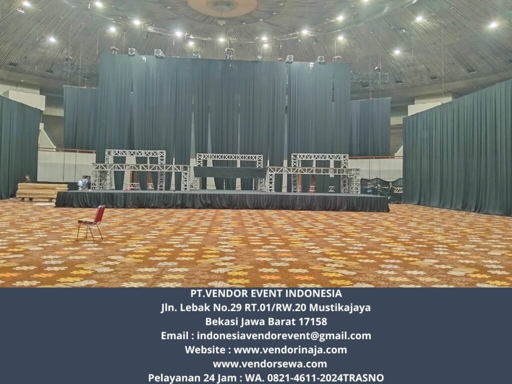 Sewa Tirai Hitam Event Kuningan City Mall