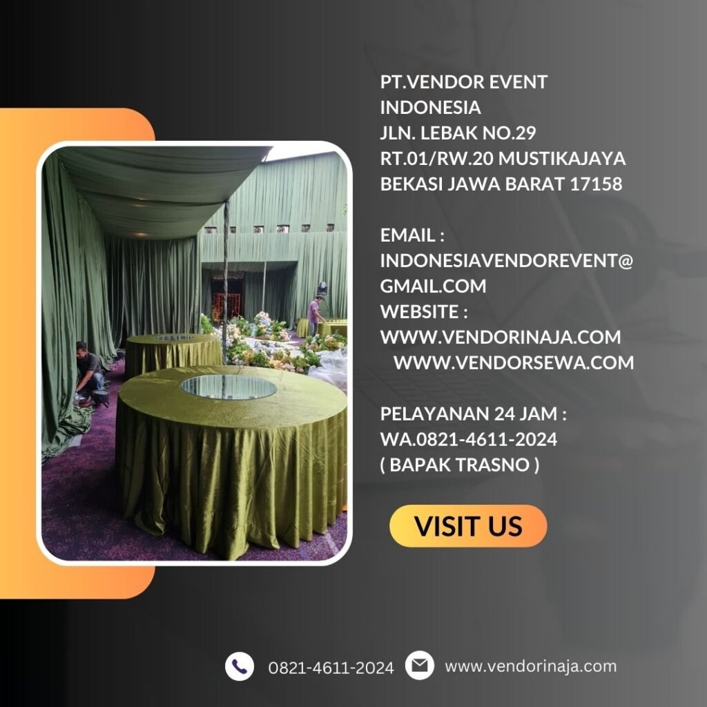 Jasa Dekorasi Ruangan,Tenda,Meja Kursi Jakarta