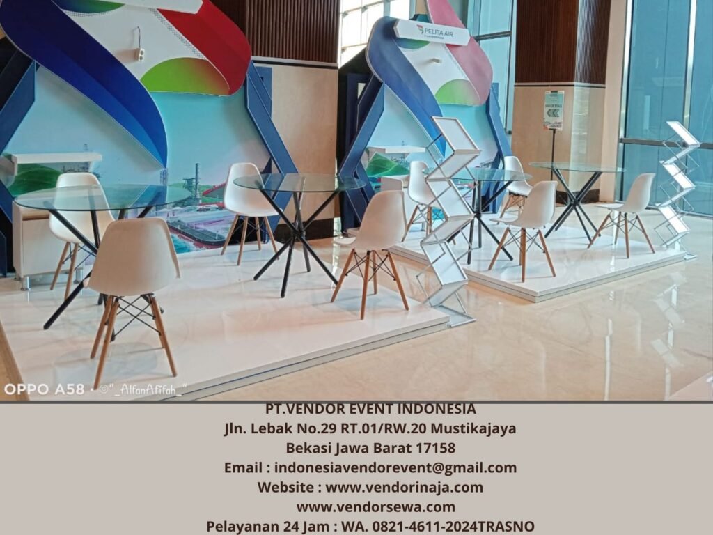 Sewa Meja Dealing Kaca, Kursi Scramble Area Jakarta