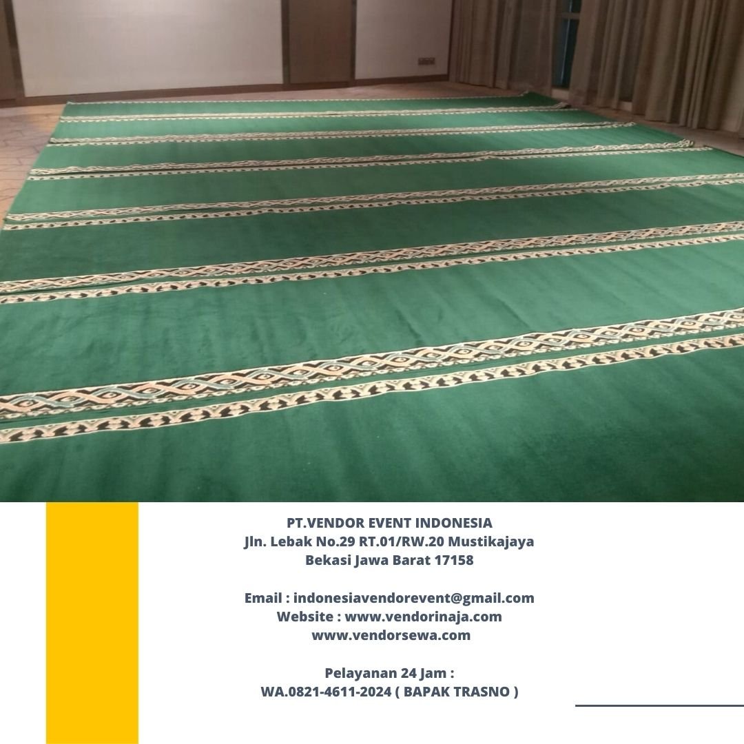 Sewa Karpet Panjang Sajadah Mushola Dan Masjid Di Jakarta