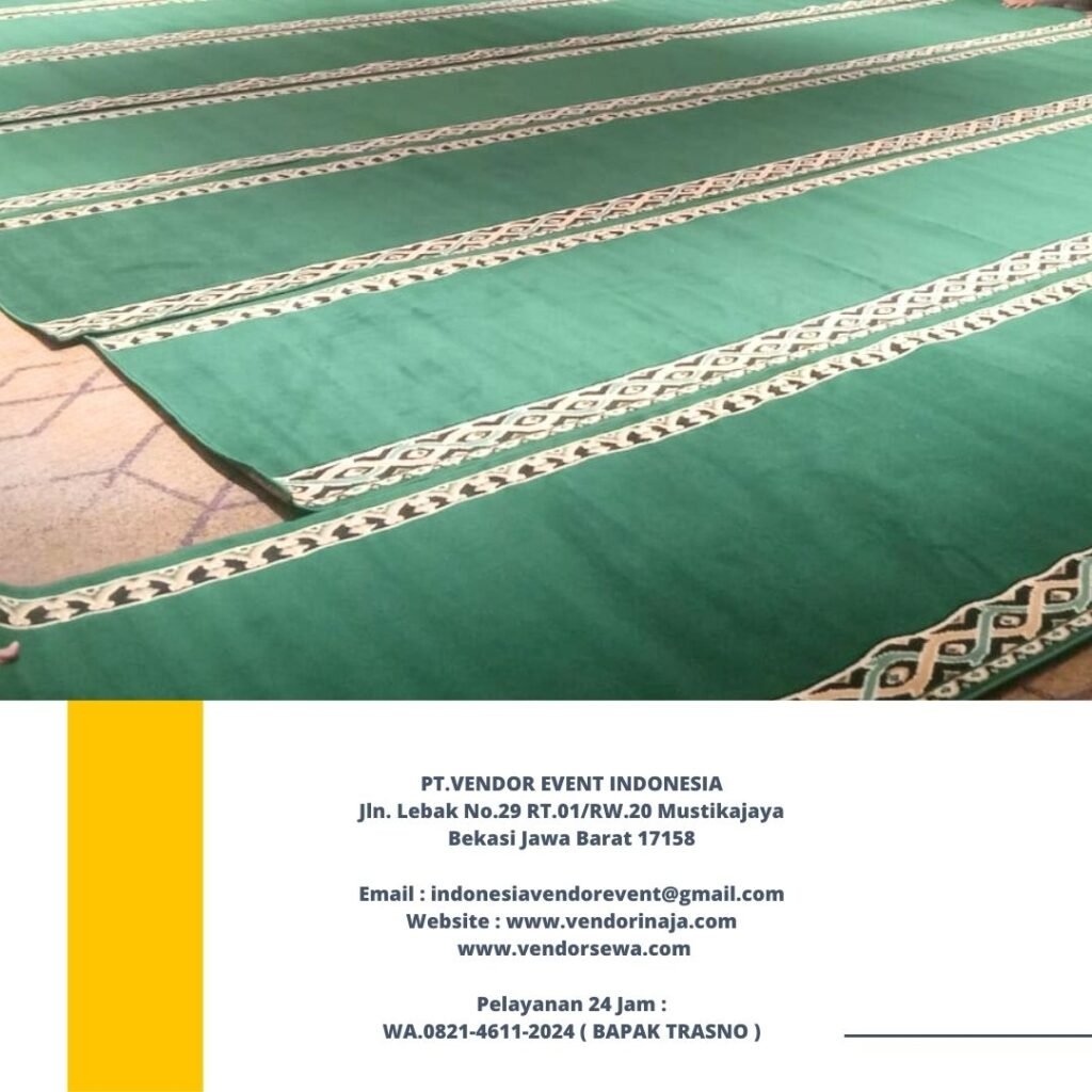 Sewa Karpet Panjang Sajadah Mushola Dan Masjid Di Jakarta